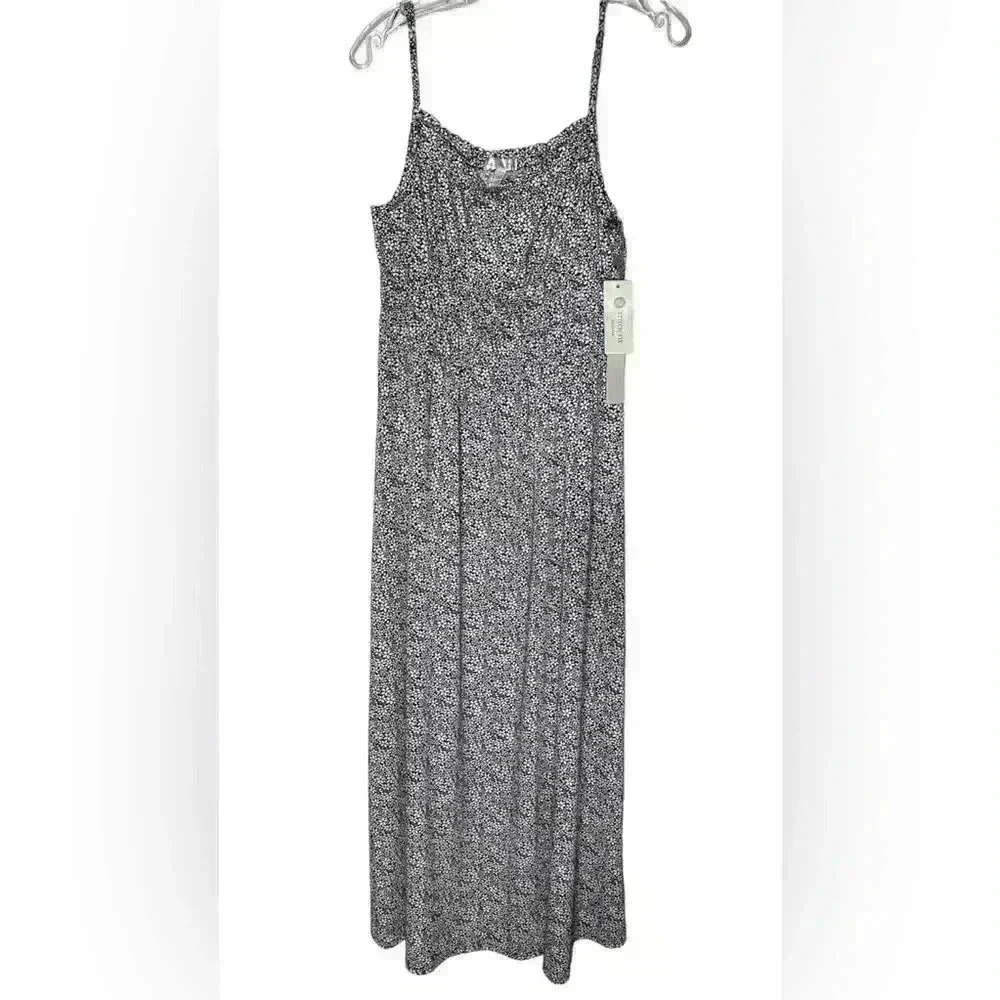 Nine Britton Taylor Crepe Maxi Dress Navy M(D219)